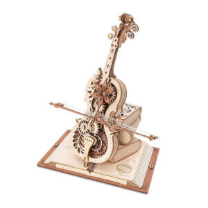 Violoncelle mécanique en bois